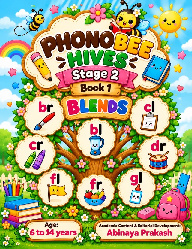 Consonant Blends (Stage 2) – phonics book cover
