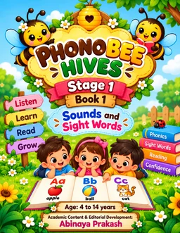 Sounds and Sight Words (Stage 1) – phonics book cover