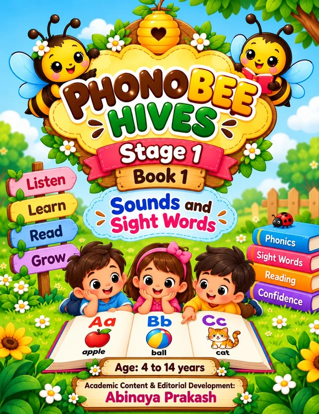 Sounds and Sight Words (Stage 1) – phonics book cover