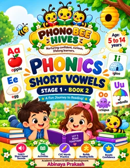 Short Vowels (Stage 1) – phonics book cover